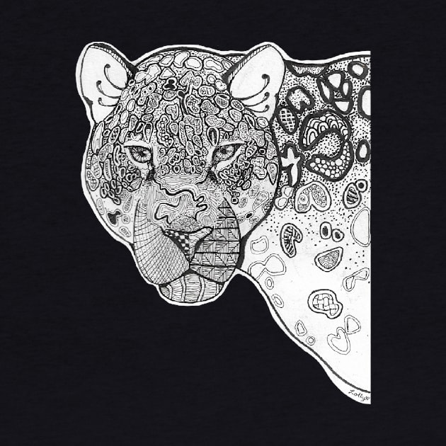 Zentangle Jaguar by Scribble Corner